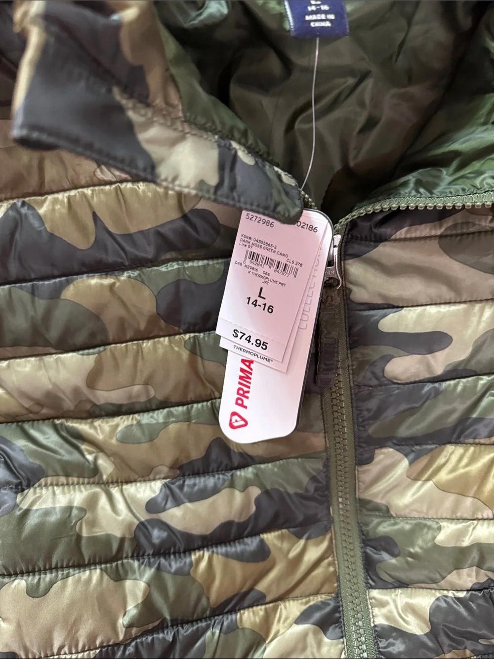 Lands End lightweight quilted